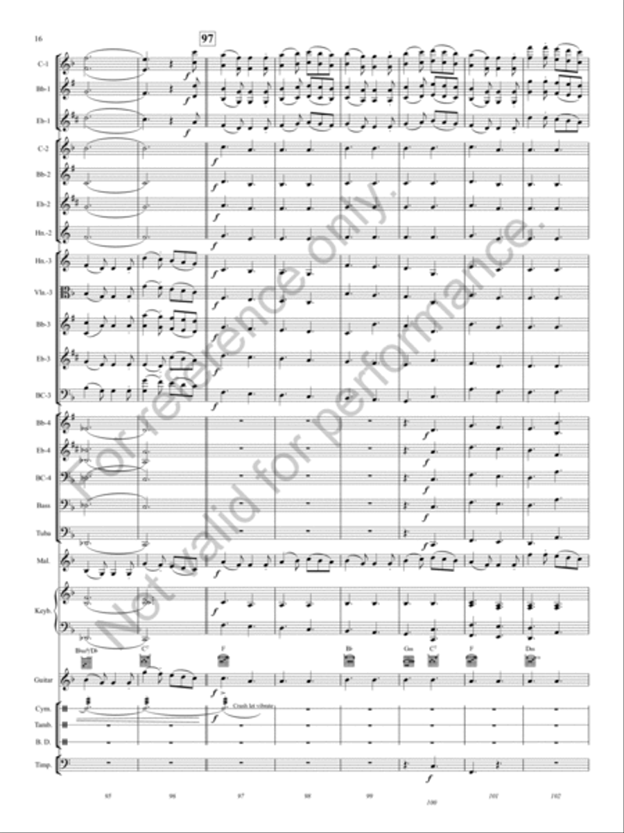 Fantasia on the Dargason (from Second Suite in F, Mvt. IV) Concert Band scores gallery preview page 15