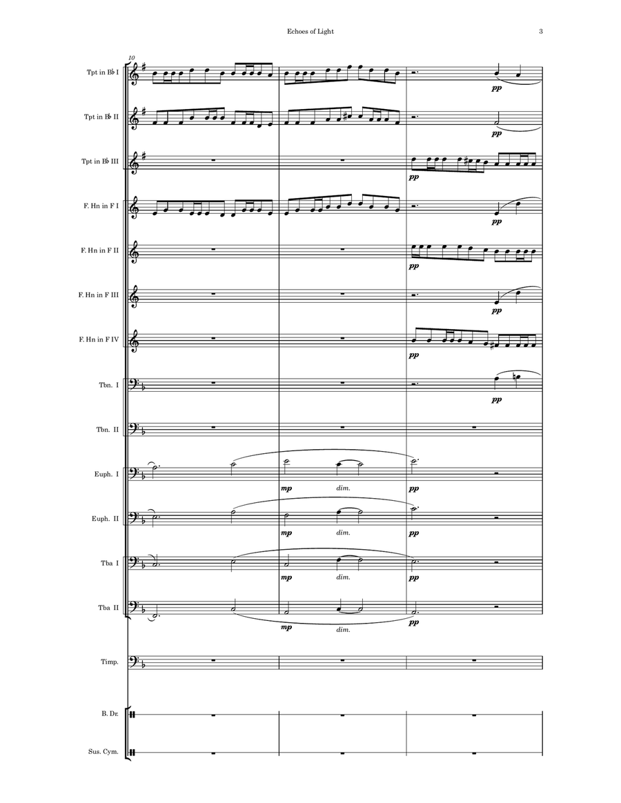 Echoes of Light Brass Ensemble scores gallery preview page 5