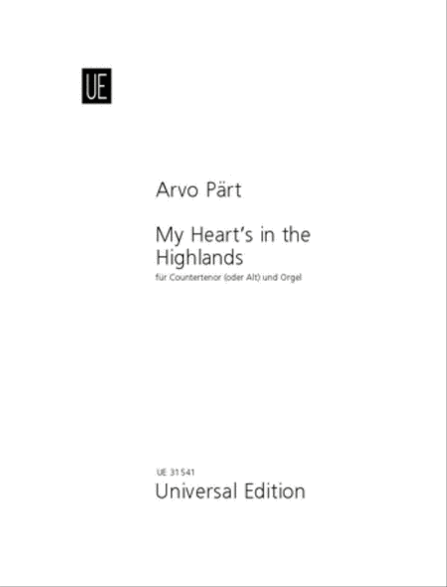 My Heart's in the Highlands Chamber Music scores gallery preview page 1