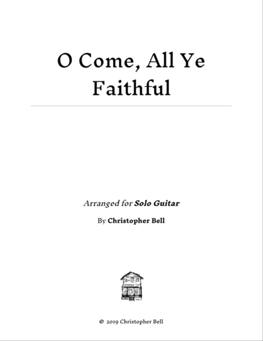 O Come, All Ye Faithful - Level 2 Solo Guitar