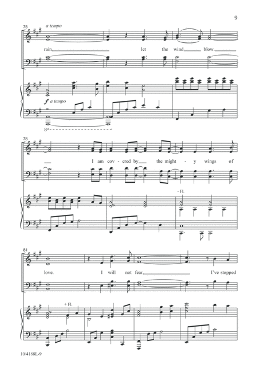 Hiding in the Shadow of God 4-Part scores gallery preview page 10