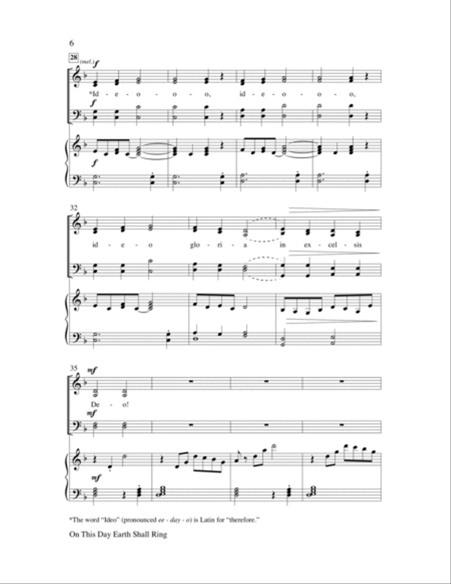 On This Day Earth Shall Ring 4-Part scores gallery preview page 6