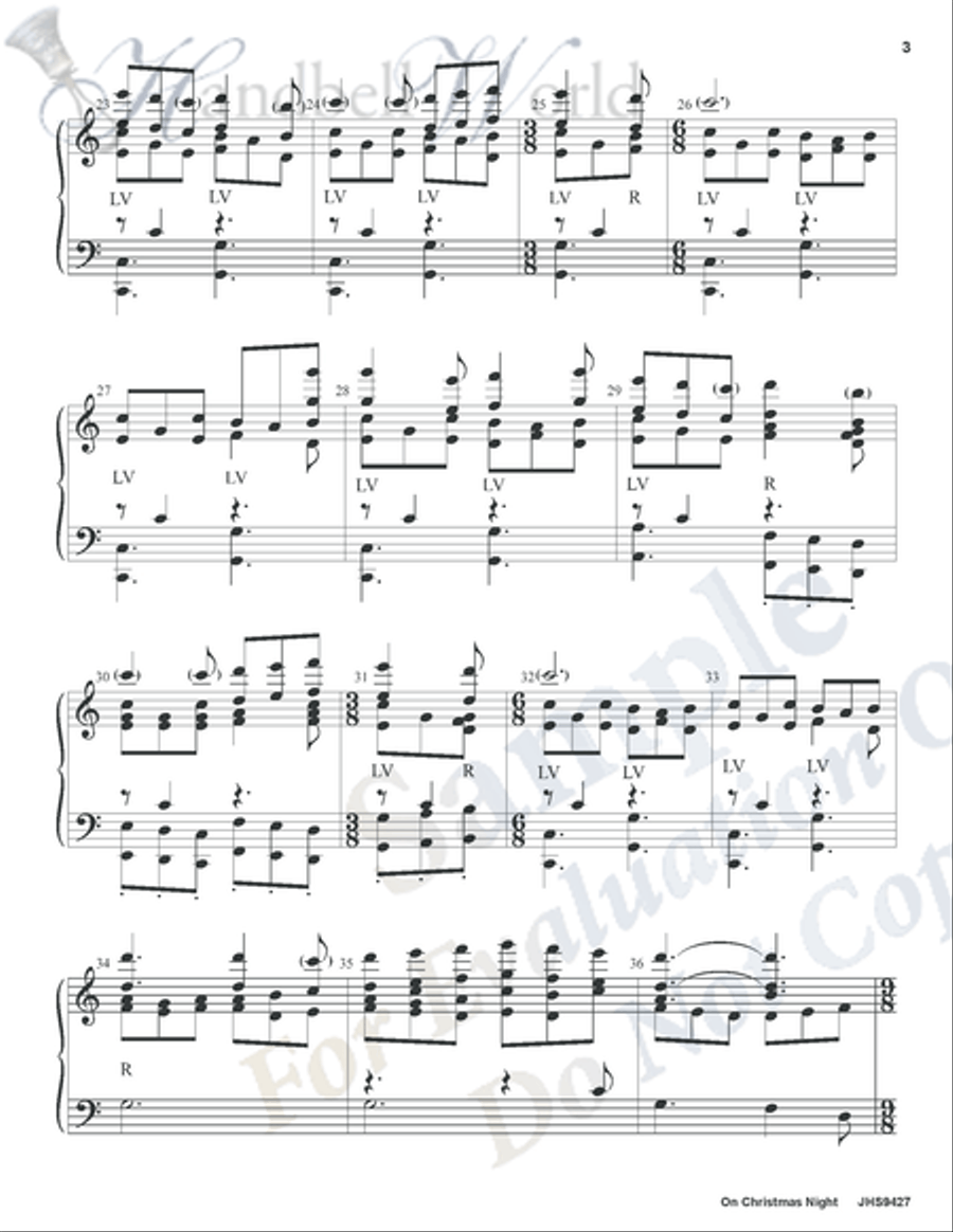 On Christmas Night On Christmas Night 5-Octaves scores gallery preview page 6