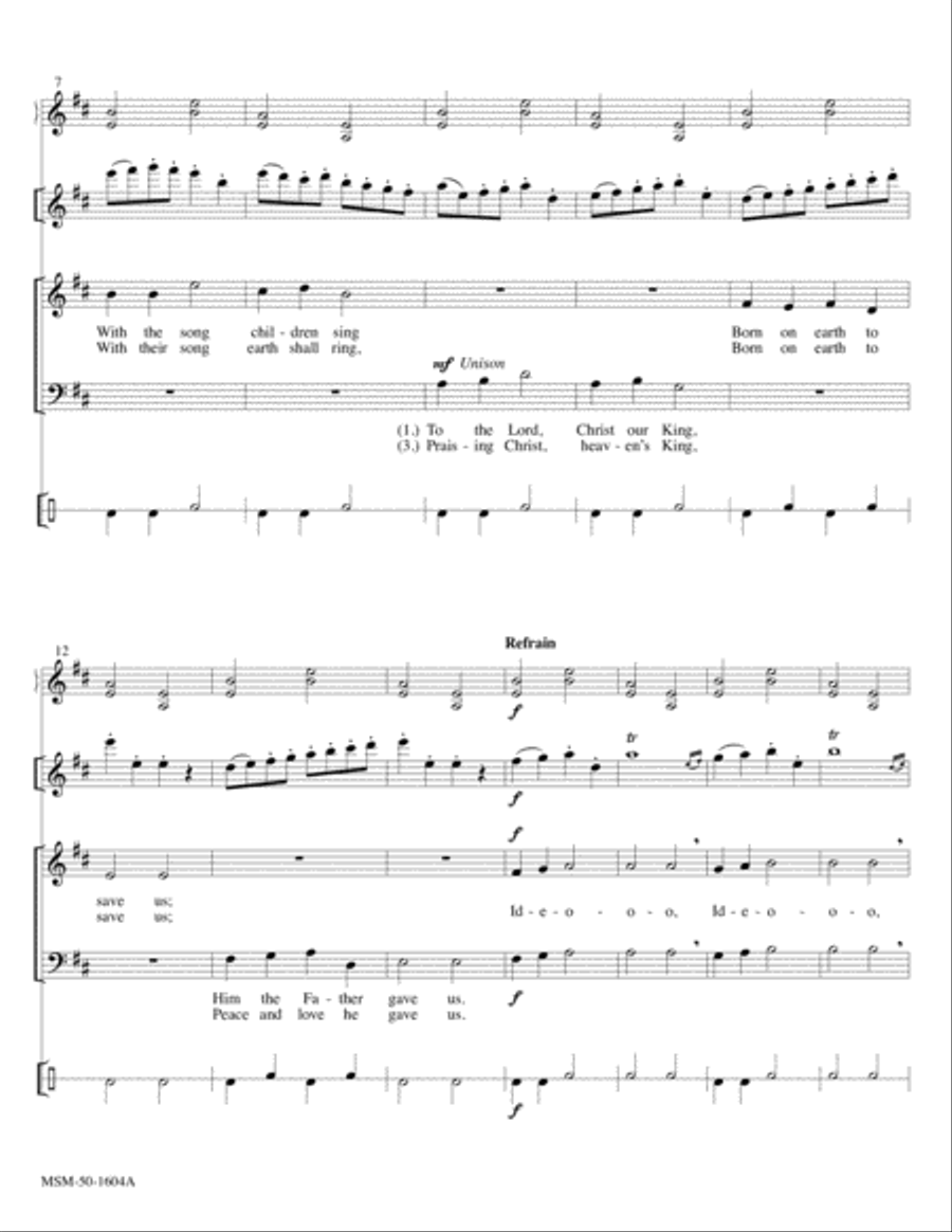 On This Day Earth Shall Ring (Full Score and Instrumental Parts) Choir scores gallery preview page 3