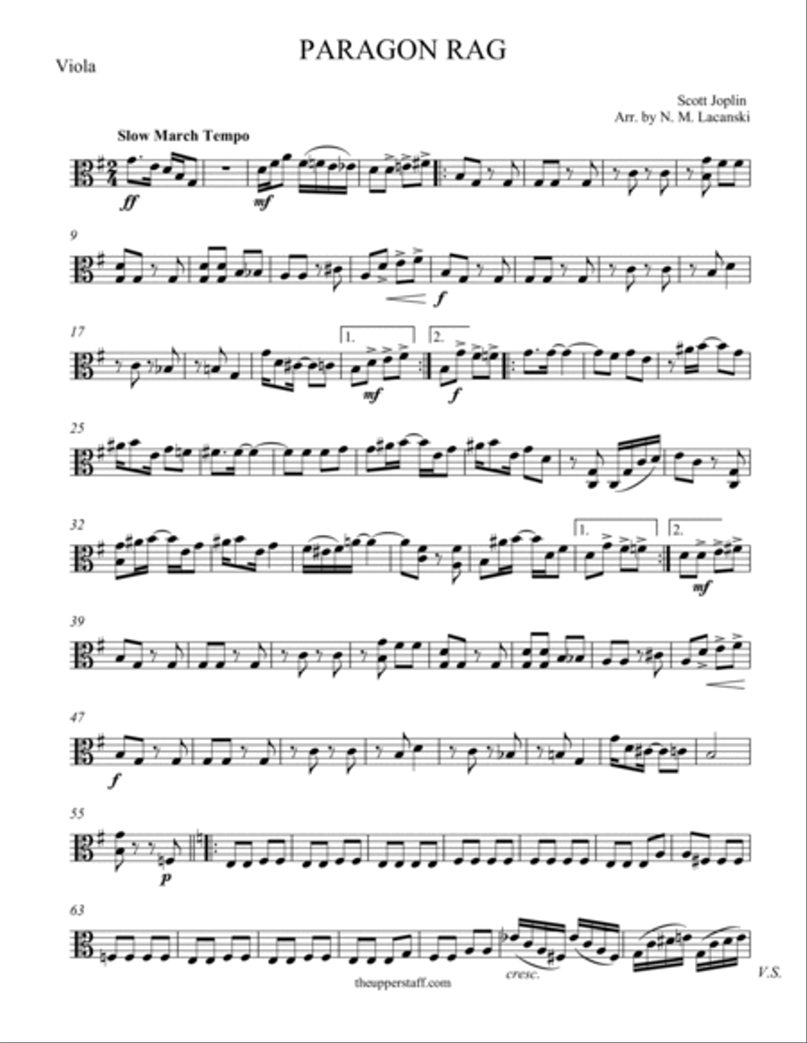 Paragon Rag Paragon Rag String Orchestra scores gallery preview page 4
