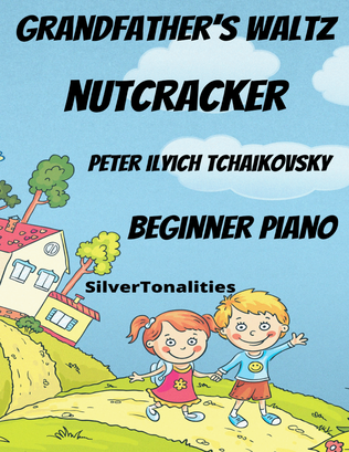 Book cover for Grandfather's Waltz Nutcracker Beginner Piano Standard Notation Sheet Music