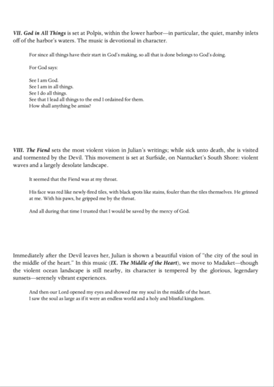 Carson Cooman: The Revelations of Divine Love (Metaphors from Sea and Sky) (2009) oratorio for sopra 4-Part scores gallery preview page 6