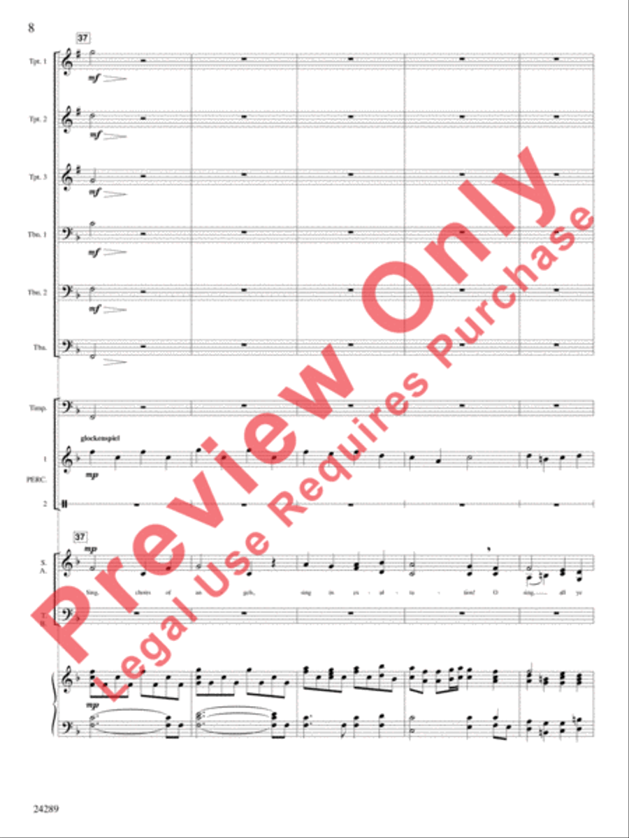O Come, Let Us Adore Him O Come, Let Us Adore Him Choir scores gallery preview page 9