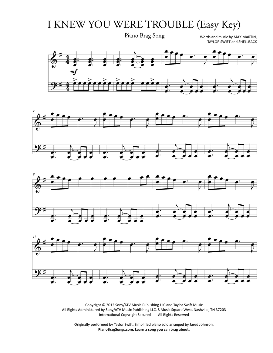 Taylor Swift - I Knew You Were Trouble Lyrics (HD) 