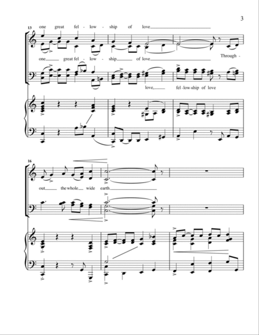 In Christ There Is No East or West Small Ensemble scores gallery preview page 3