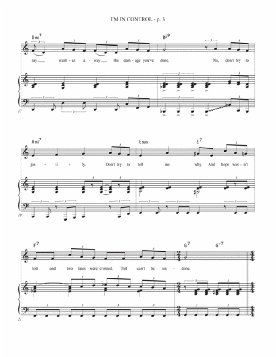 I'm In Control Voice scores gallery preview page 3