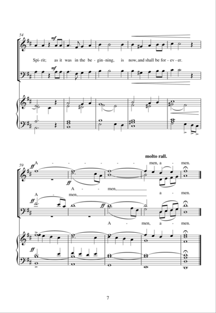 The Song of Christ's Glory 4-Part scores gallery preview page 5