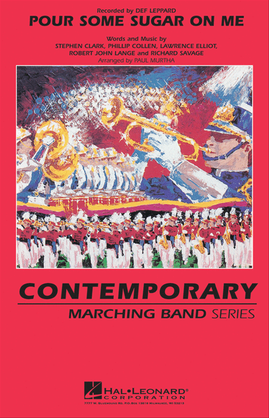 Pour Some Sugar On Me Marching Band scores gallery preview page 1