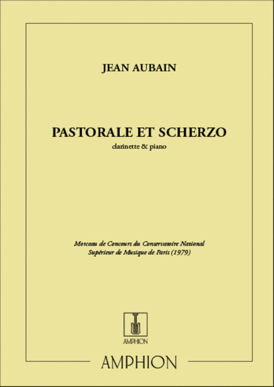 Pastorale + Scherzo Clarinette Clarinet Solo scores gallery preview page 1