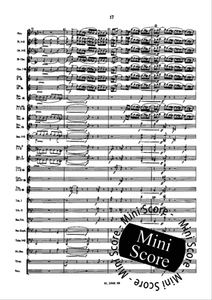 Fantasia and Fugue Fantasia and Fugue Concert Band scores gallery preview page 27