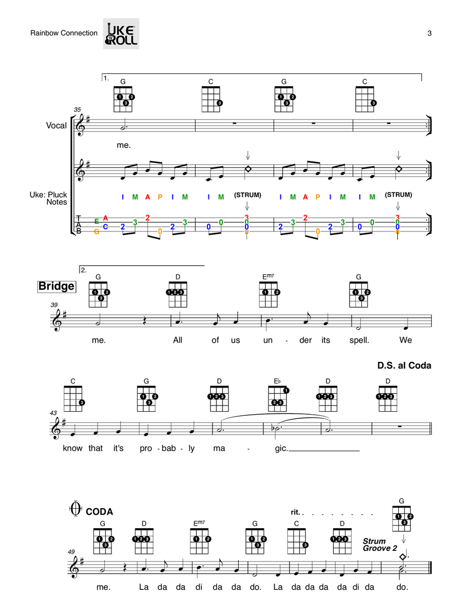 The Rainbow Connection Voice scores gallery preview page 3