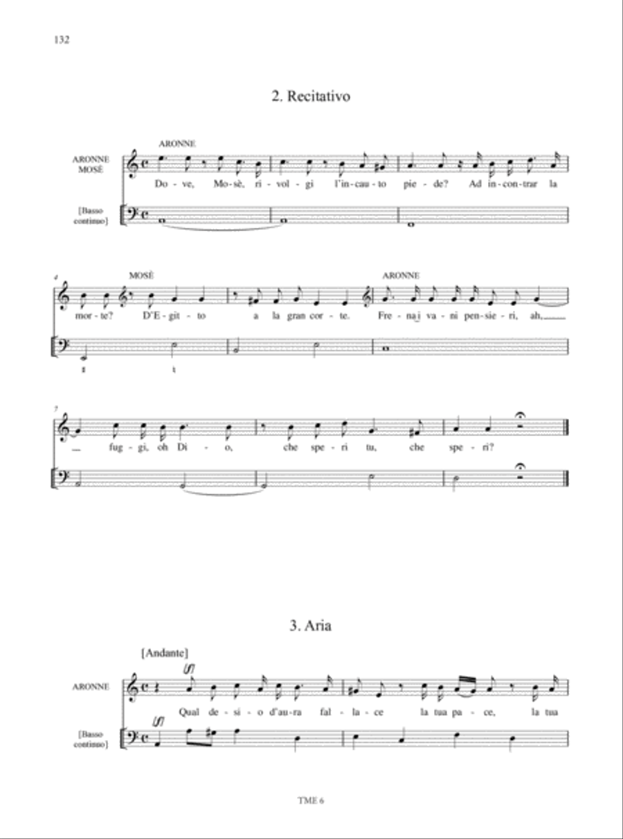 L’Assalonne (Modena 1684) - Il Mosè legato di Dio e liberator del popolo ebreo (Modena 1686). Critical Edition Choir scores gallery preview page 10