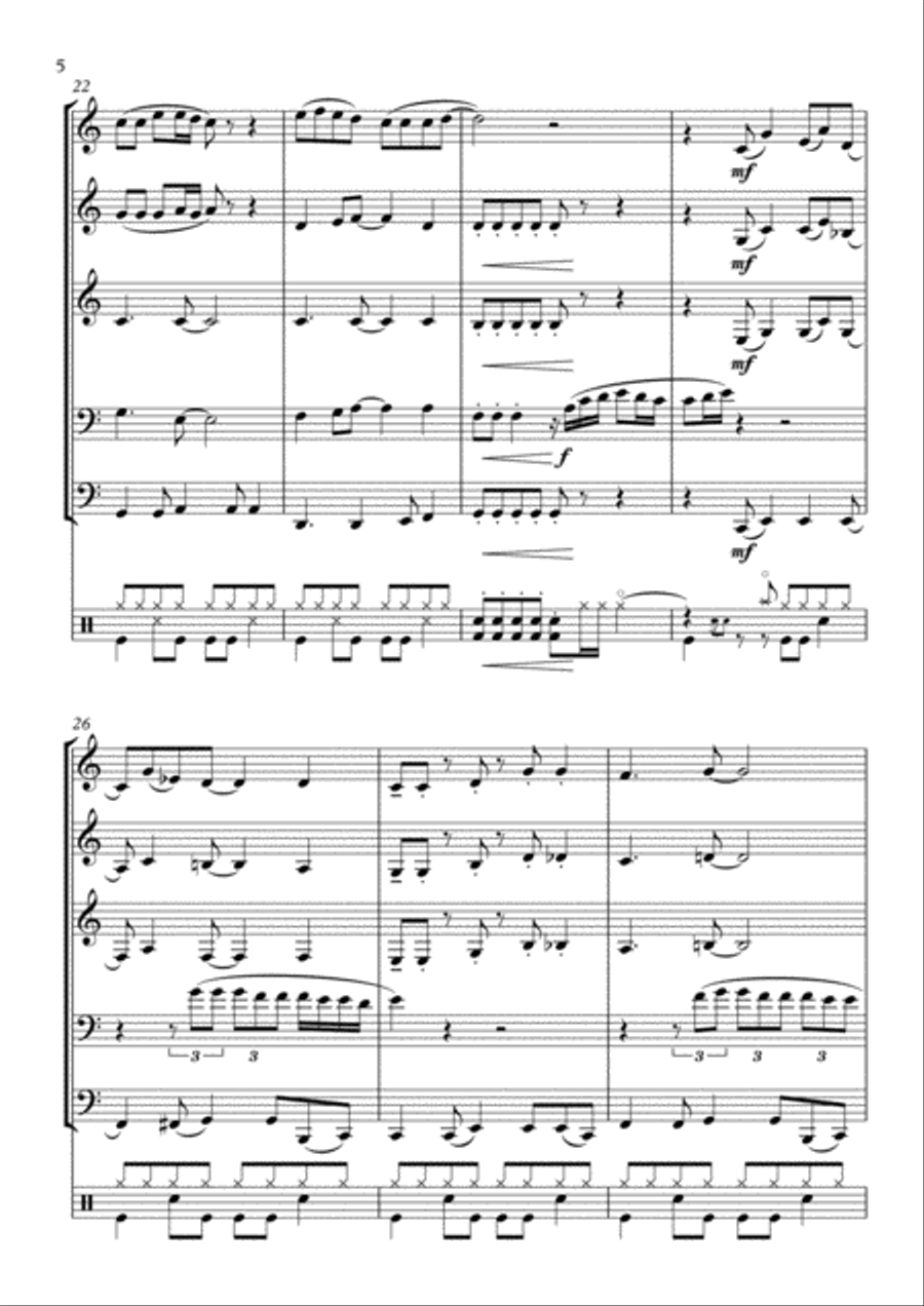 Thinking Out Loud Thinking Out Loud Small Ensemble scores gallery preview page 6