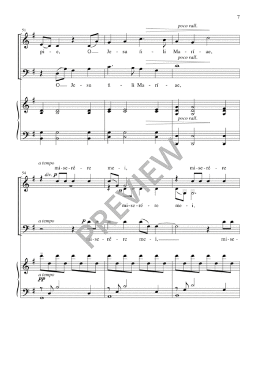 Ave verum corpus Ave verum corpus 3-Part scores gallery preview page 8