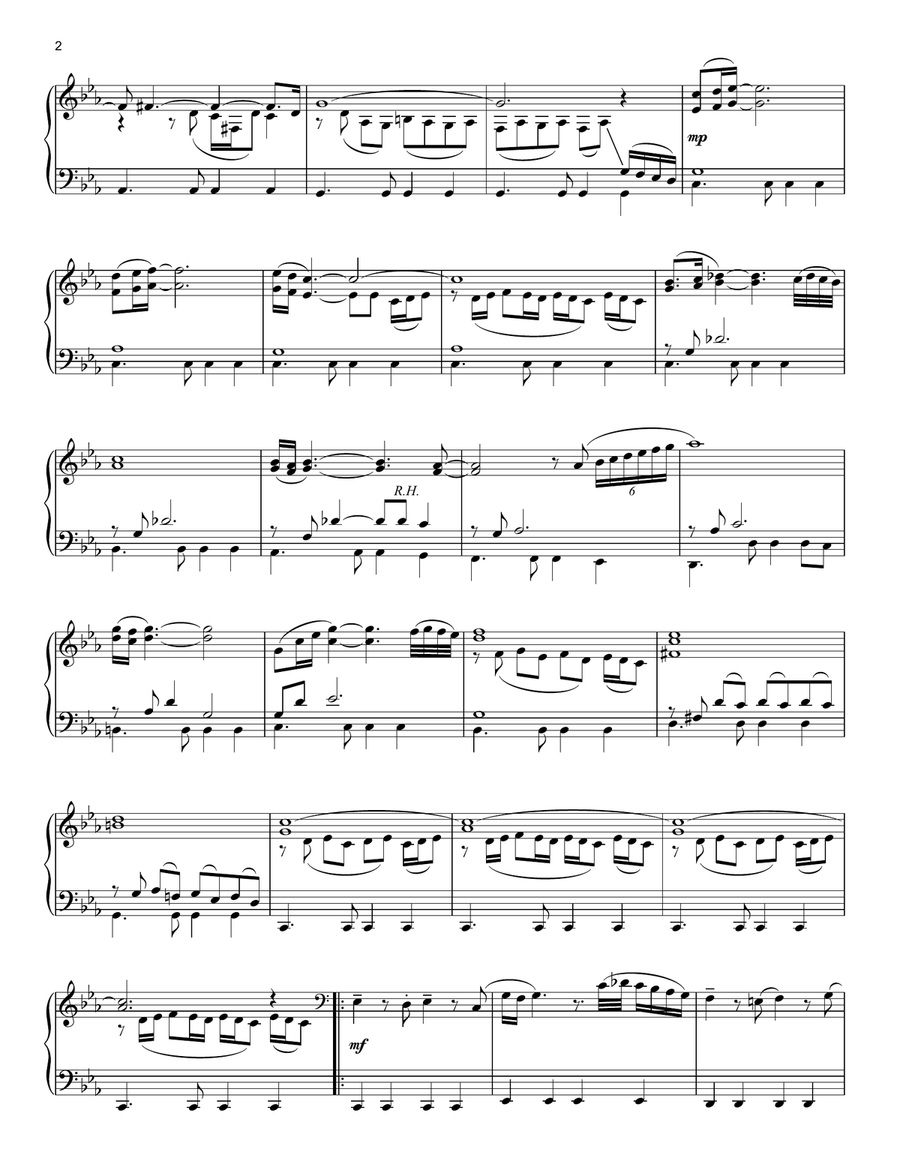 Tango Apasionado Piano Solo scores gallery preview page 2
