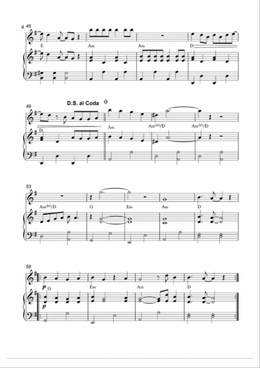 All I Want For Christmas Is You Woodwind Duet scores gallery preview page 5