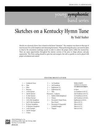 Sketches on a Kentucky Hymn Tune: Score