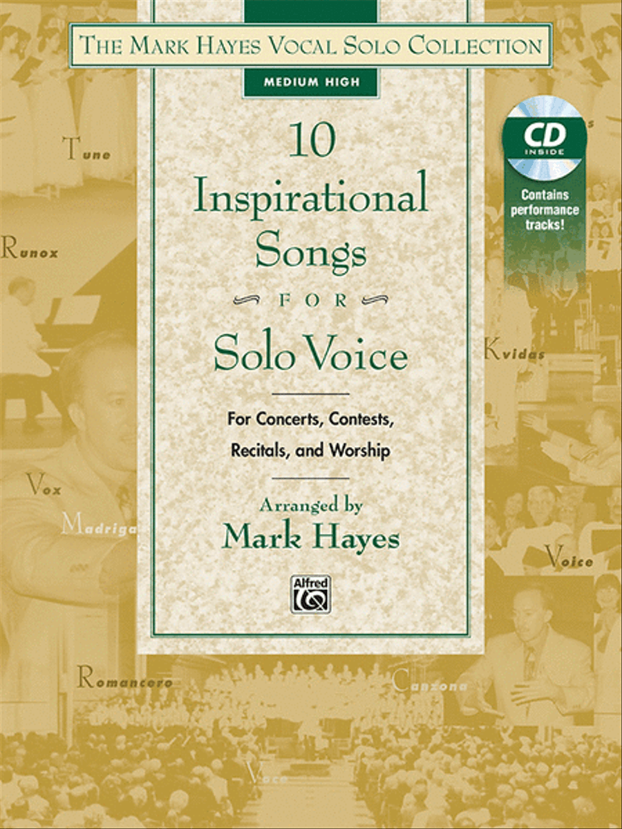 The Mark Hayes Vocal Solo Collection -- 10 Inspirational Songs for Solo Voice Medium-High Voice scores gallery preview page 1