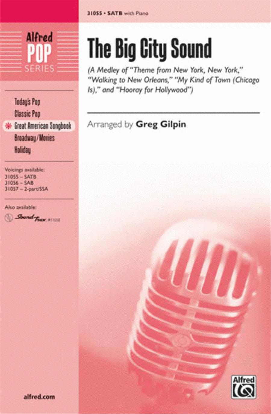 The Big City Sound (A Medley) 4-Part scores gallery preview page 1