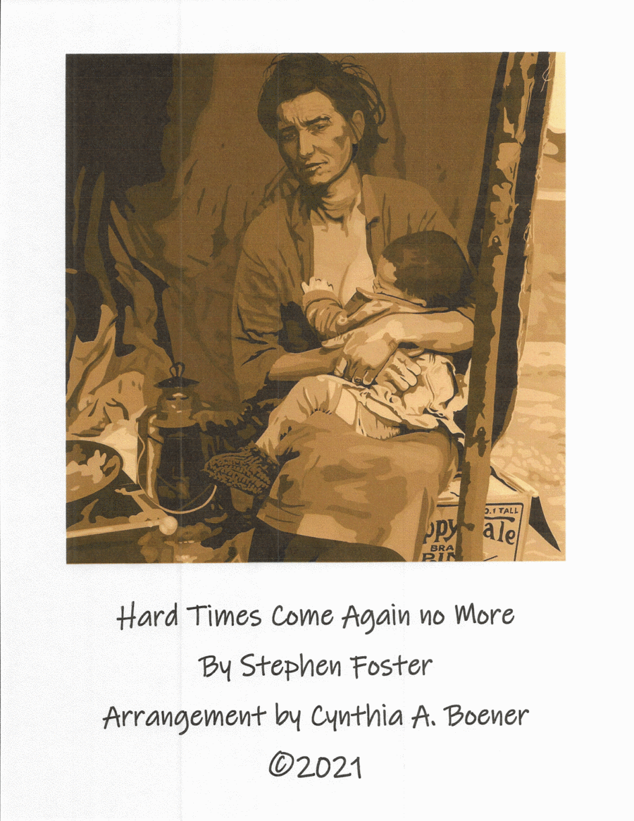Hard Times Come Again No More Harp scores gallery preview page 1