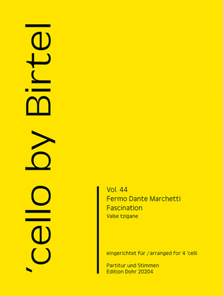 Book cover for Fascination -Valse tzigane- (für vier Violoncelli)
