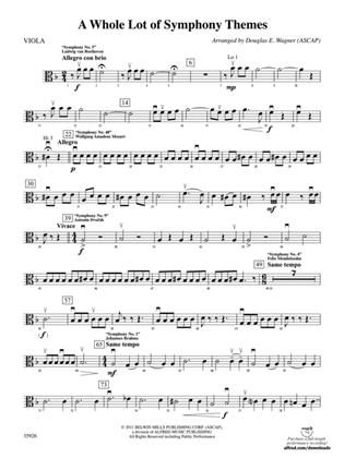 A Whole Lot of Symphony Themes: Viola