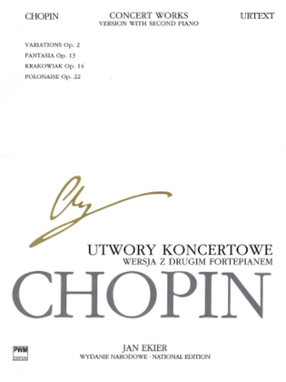Book cover for Concert Works for Piano and Orchestra - Version with Second Piano