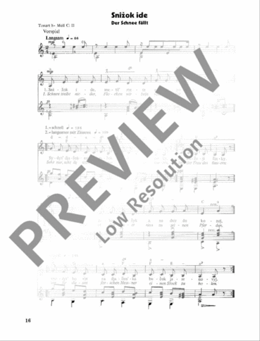 Ukrainische Volksweisen High Voice scores gallery preview page 17