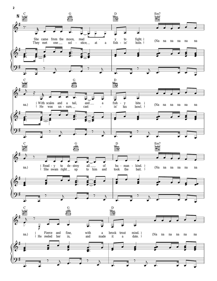 Moonquake Lake Guitar scores gallery preview page 2