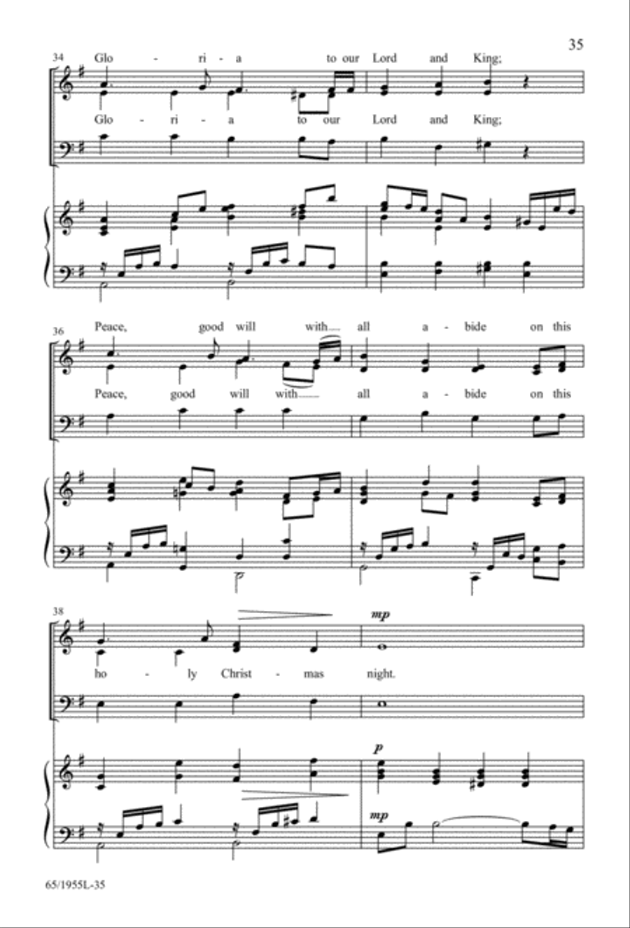 The Promise of a King 3-Part scores gallery preview page 35