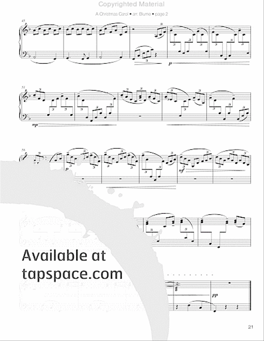 Winterludes Marimba scores gallery preview page 24