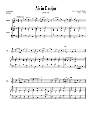 Handel Air in C major for Oboe and Piano, HMV 457
