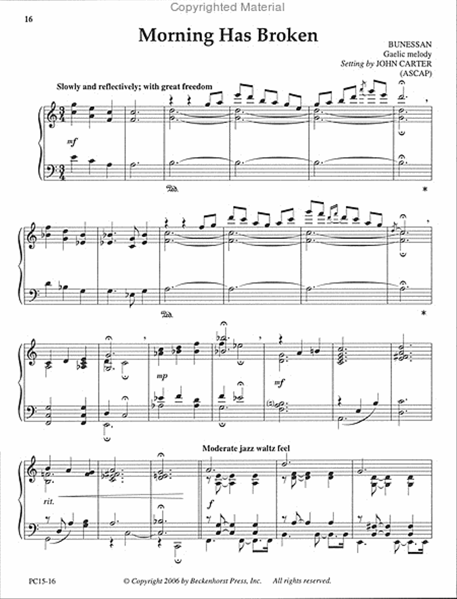 Let All Things Now Living Piano Solo scores gallery preview page 2
