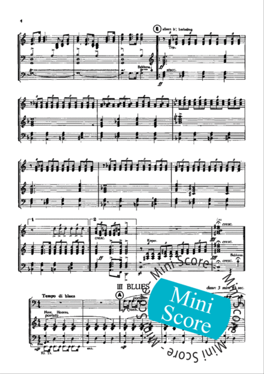 Kleine Suite voor Harmonieorkest Concert Band scores gallery preview page 7