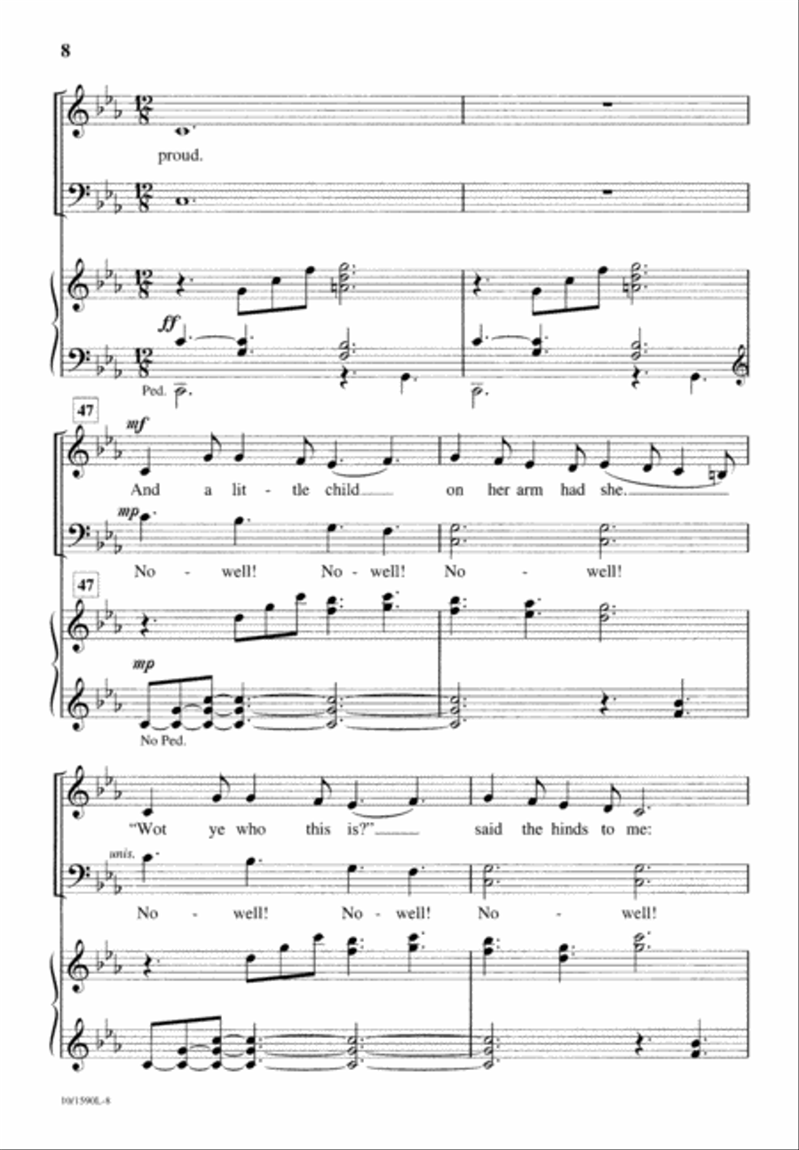 Masters in This Hall 4-Part scores gallery preview page 9