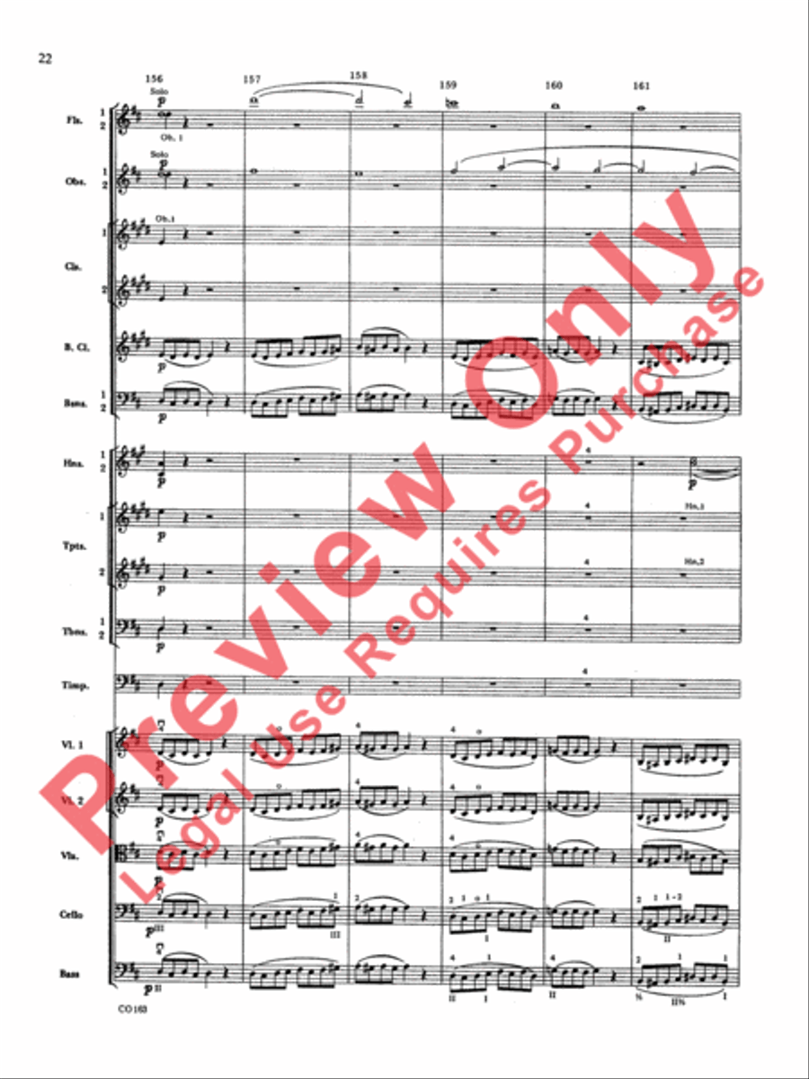 The Marriage of Figaro -- Overture Full Orchestra scores gallery preview page 25