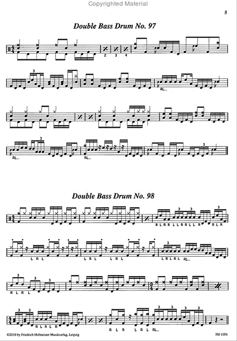 Double Bass Drum II Double Bass scores gallery preview page 2