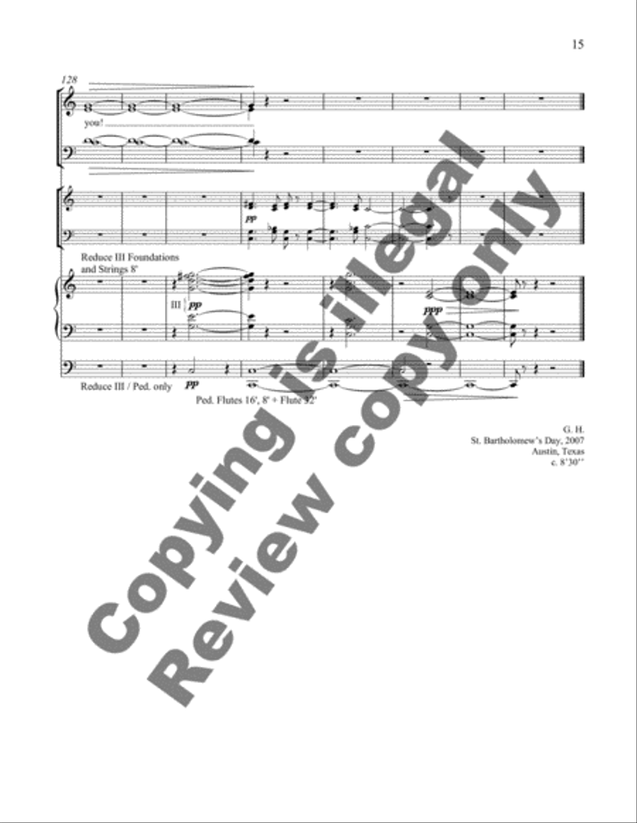 How Dear to Me How Dear to Me 4-Part scores gallery preview page 14