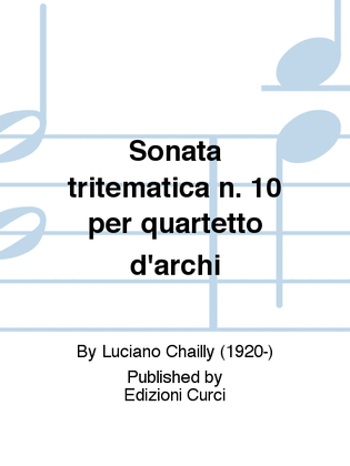 Sonata tritematica n. 10 per quartetto d'archi