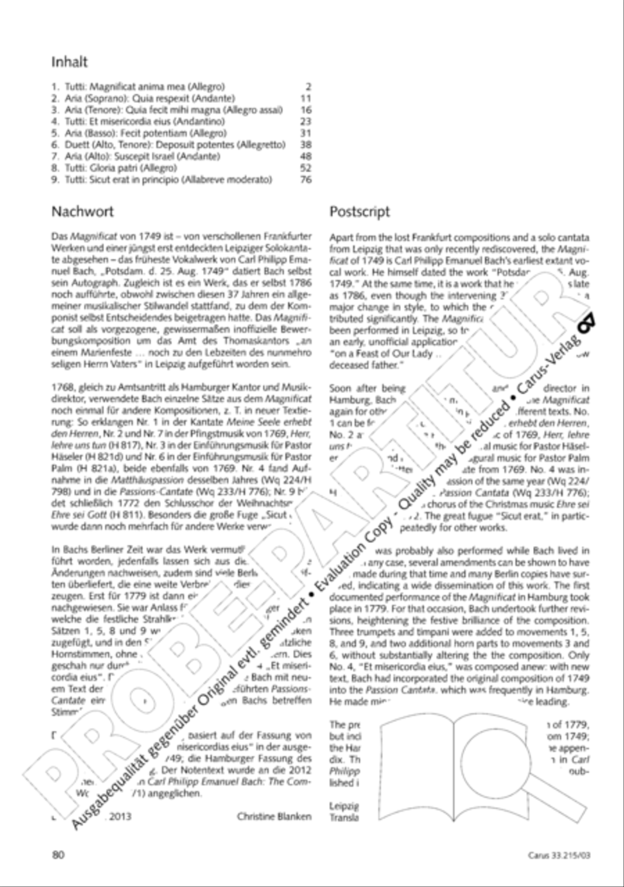 Magnificat Magnificat 4-Part scores gallery preview page 81