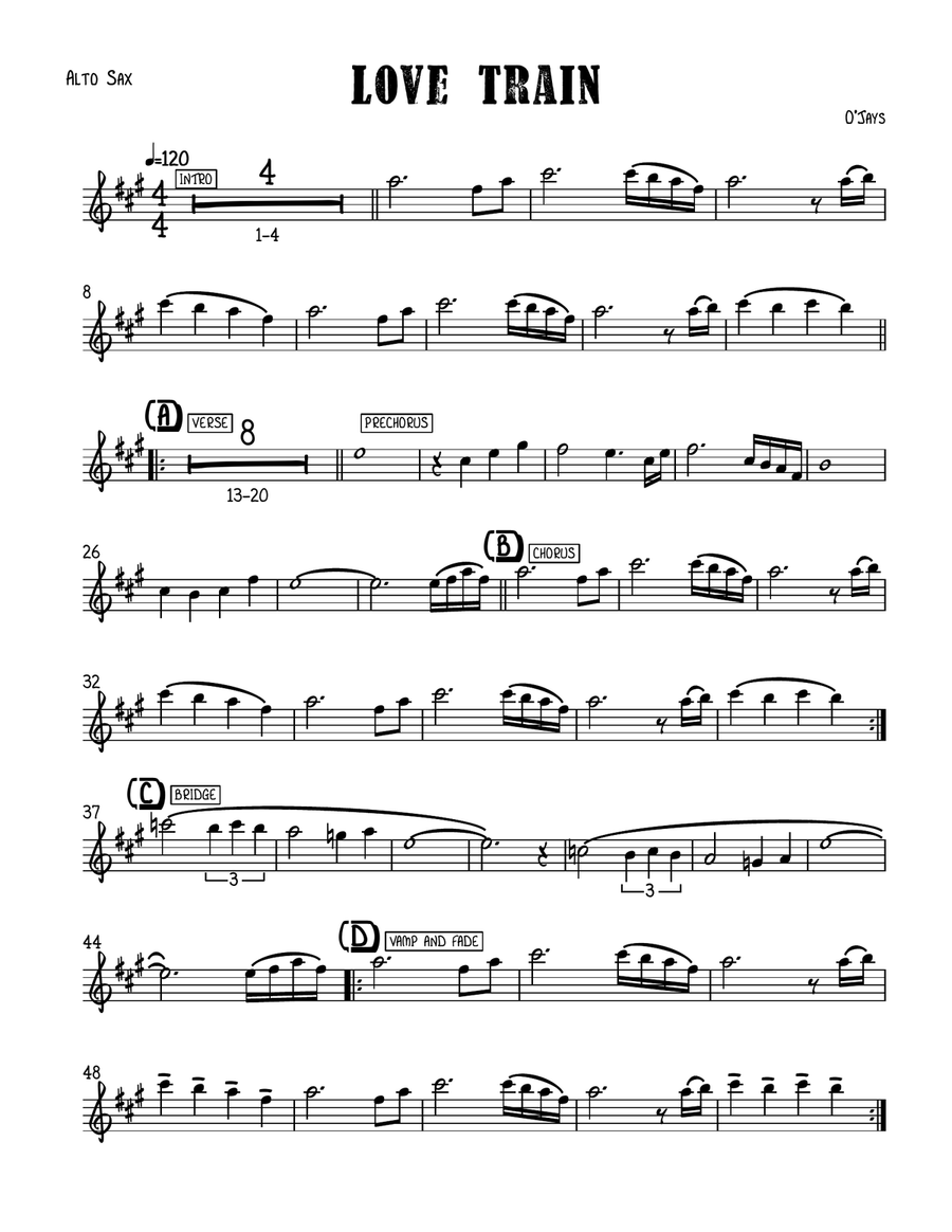 Love Train Love Train Small Ensemble scores gallery preview page 3