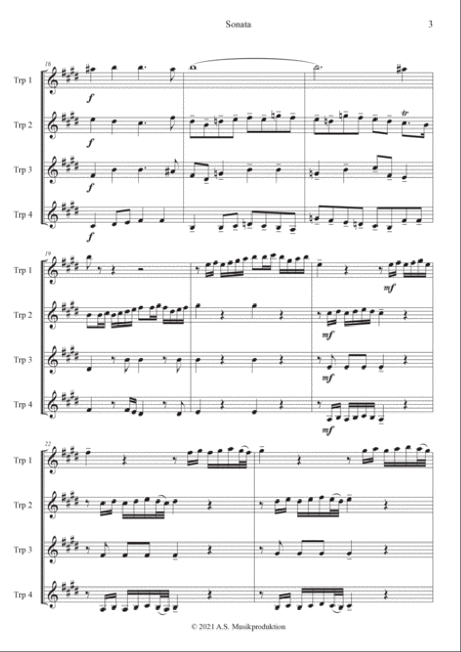 Sonata Brass Ensemble scores gallery preview page 3