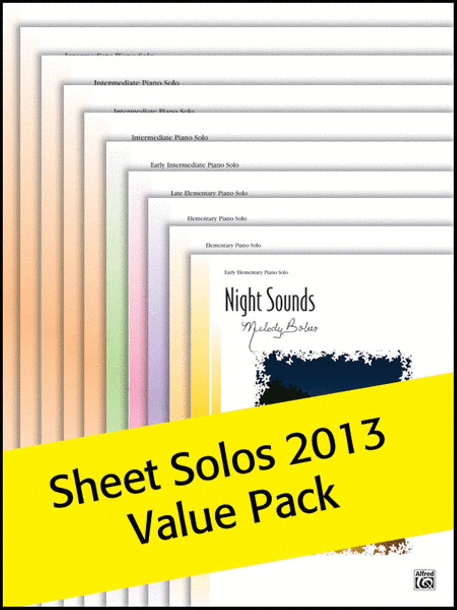 Alfred's Sheet Solos Value Pack 2013 (Value Pack)