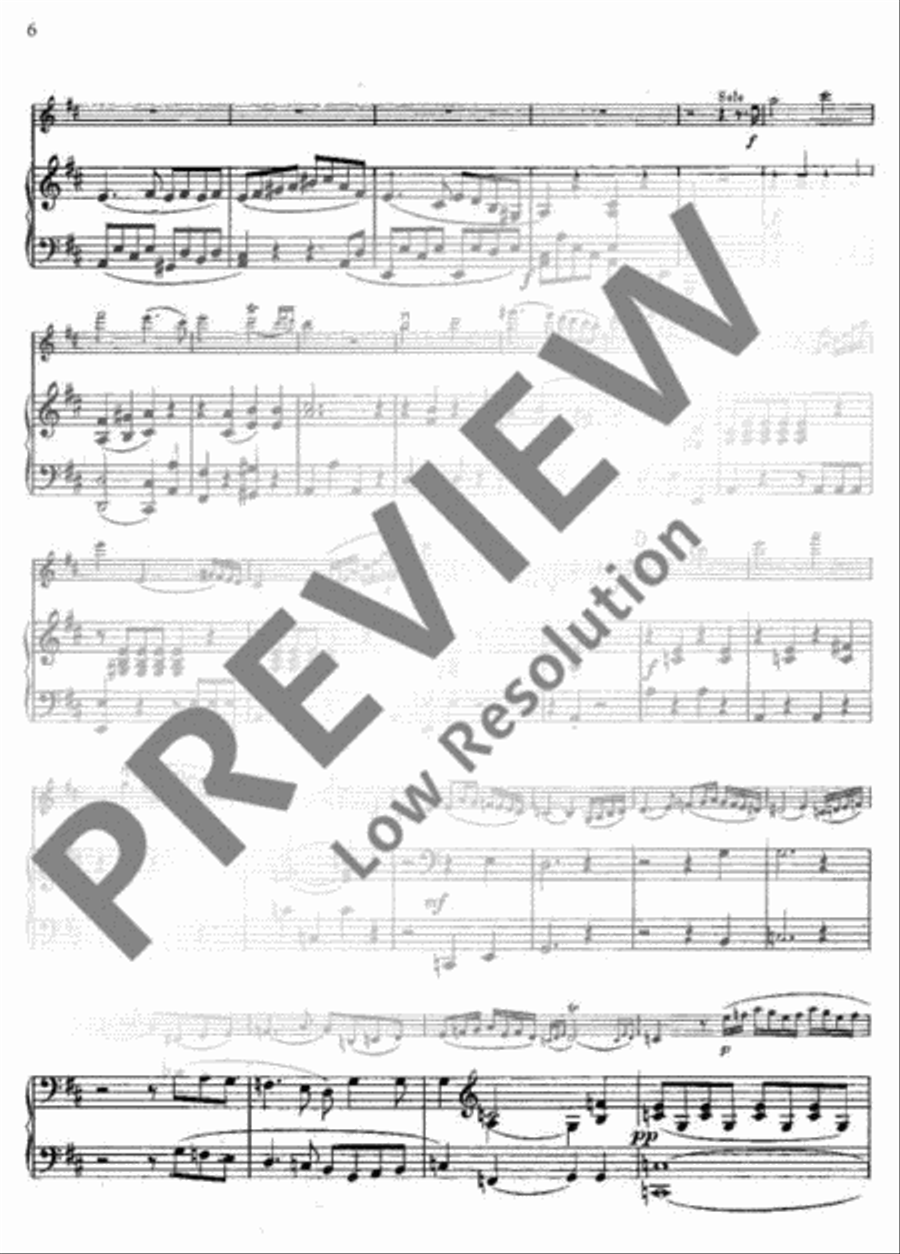 Concerto No. 13 D major Piano scores gallery preview page 7