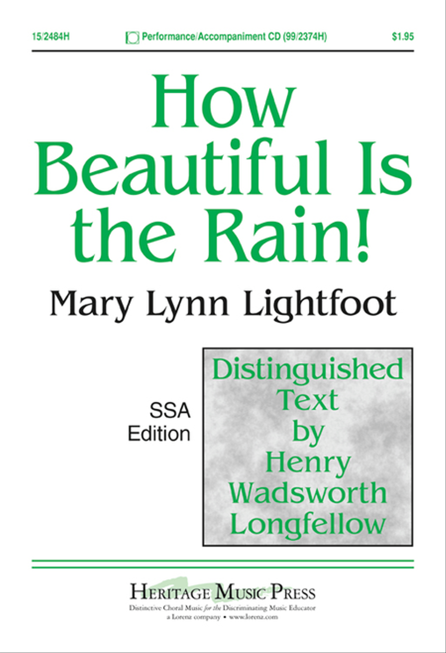 How Beautiful Is the Rain! SSA scores gallery preview page 1